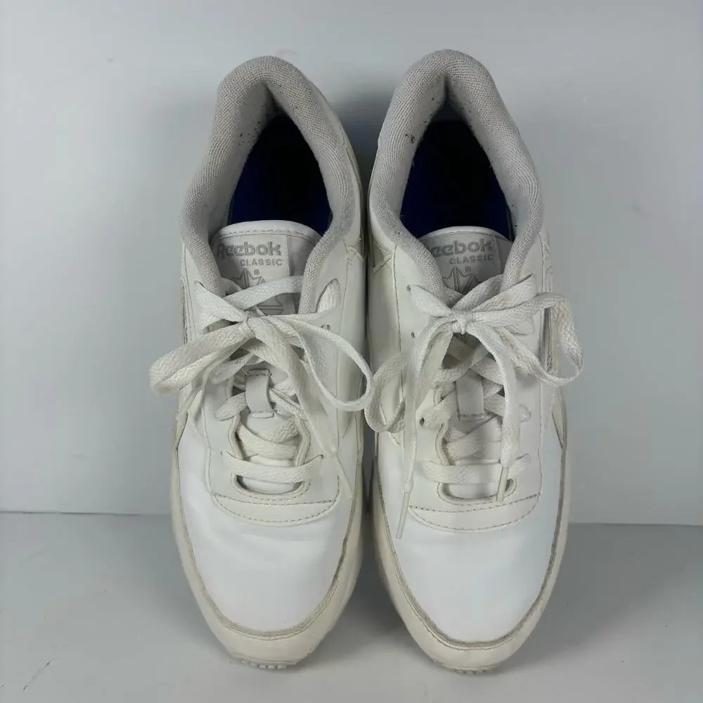 Reebok Classic Renaissance white leather sneakers womens size 8